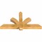 Ekena Millwork Redmond Rough Sawn Timber Gable Bracket, Western Red Cedar, 48"W x 26"H x 4"D x 4"F, 13/12 Pitch GBW048X26X0404RED00RWR - alternate 2